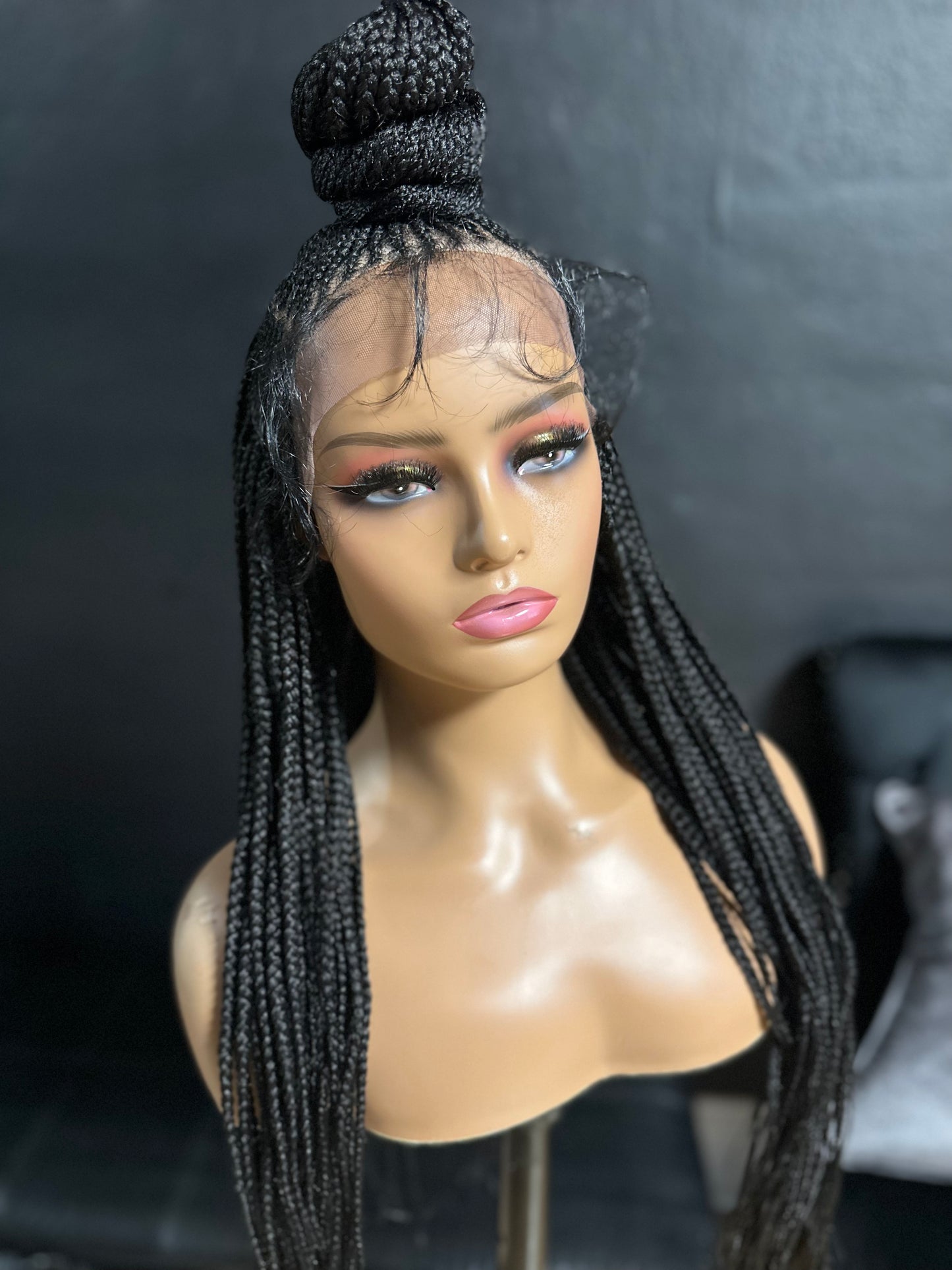 Top Bun Braid Wig-D.D. Daughters Lace Wig Beautique