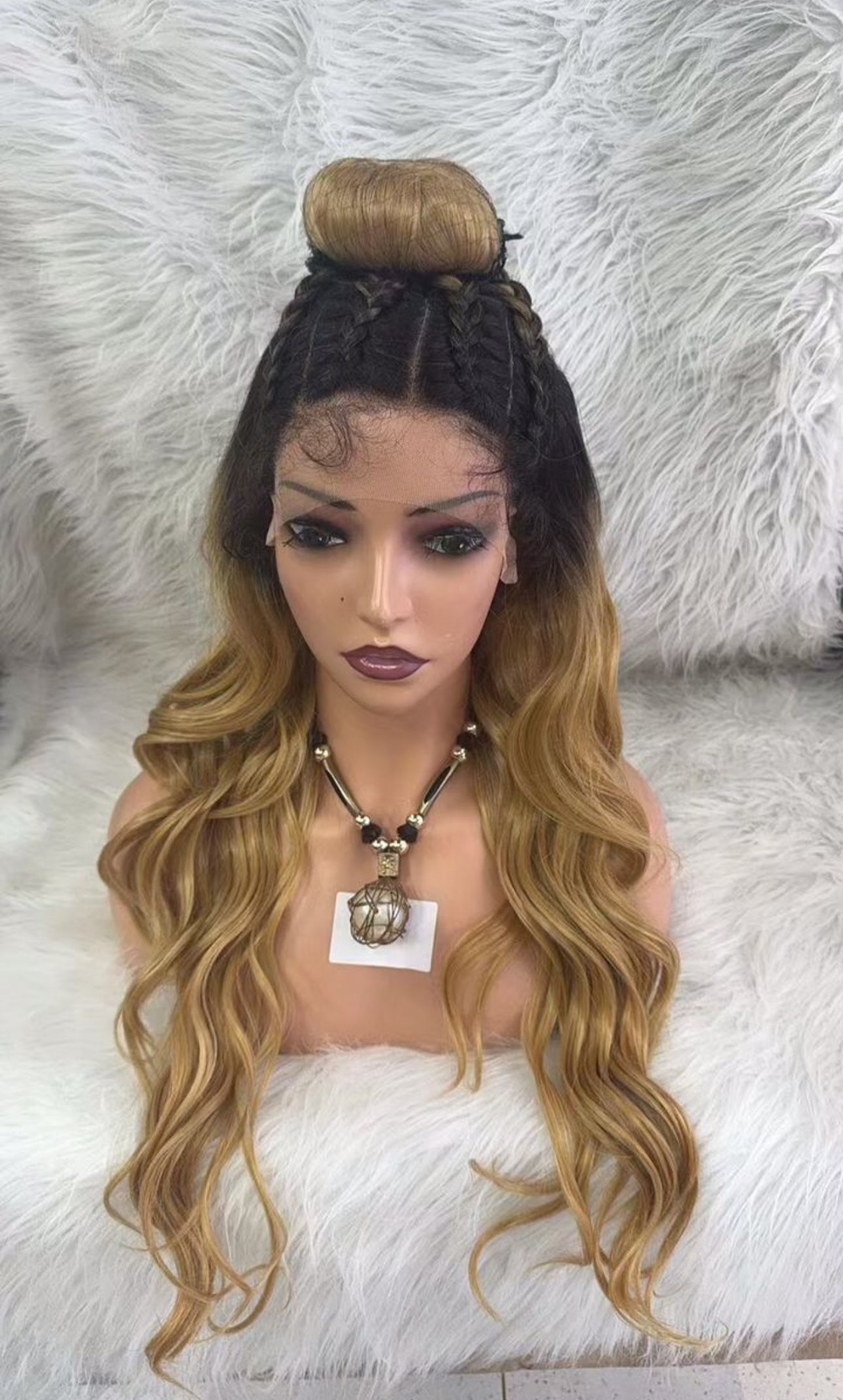 Half Up Braid Style Wig-D.D. Daughters Lace Wig Beautique