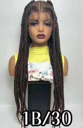 Straight Back Braid Wig-D.D. Daughters Lace Wig Beautique