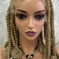 Gypsy Box Braid Wig curled ends-D.D. Daughters Lace Wig Beautique