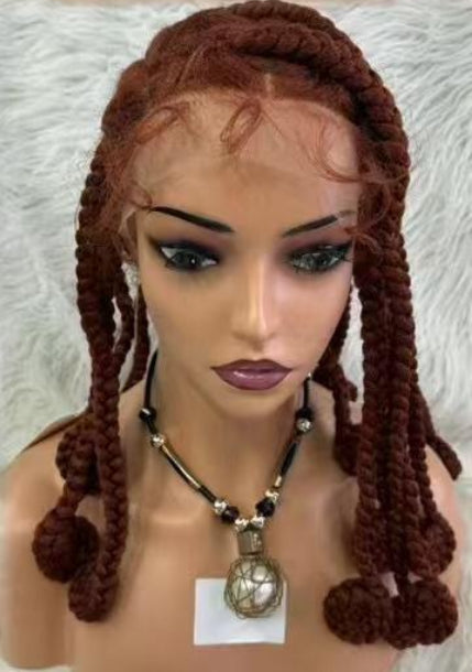 Gypsy Box Braid Wig curled ends-D.D. Daughters Lace Wig Beautique