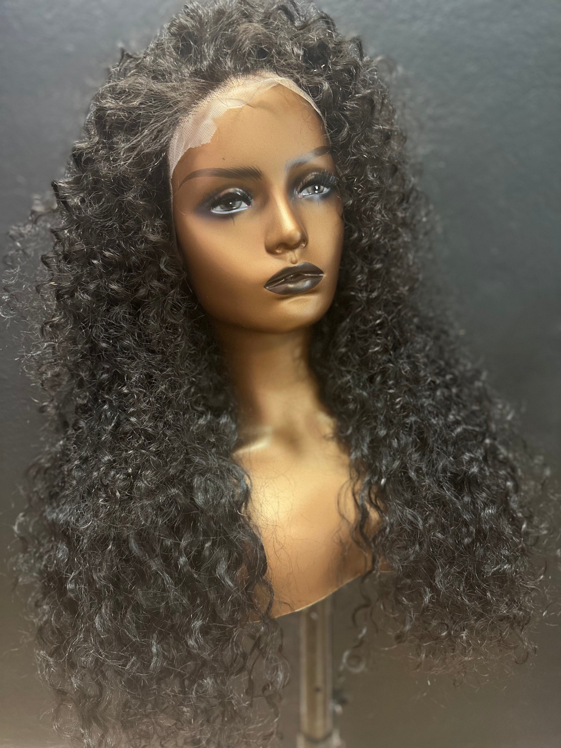 26” Water Wave Straight Lace Front Wig-D.D. Daughters Lace Wig Beautique