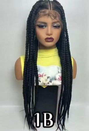 Straight Back Braid Wig-D.D. Daughters Lace Wig Beautique