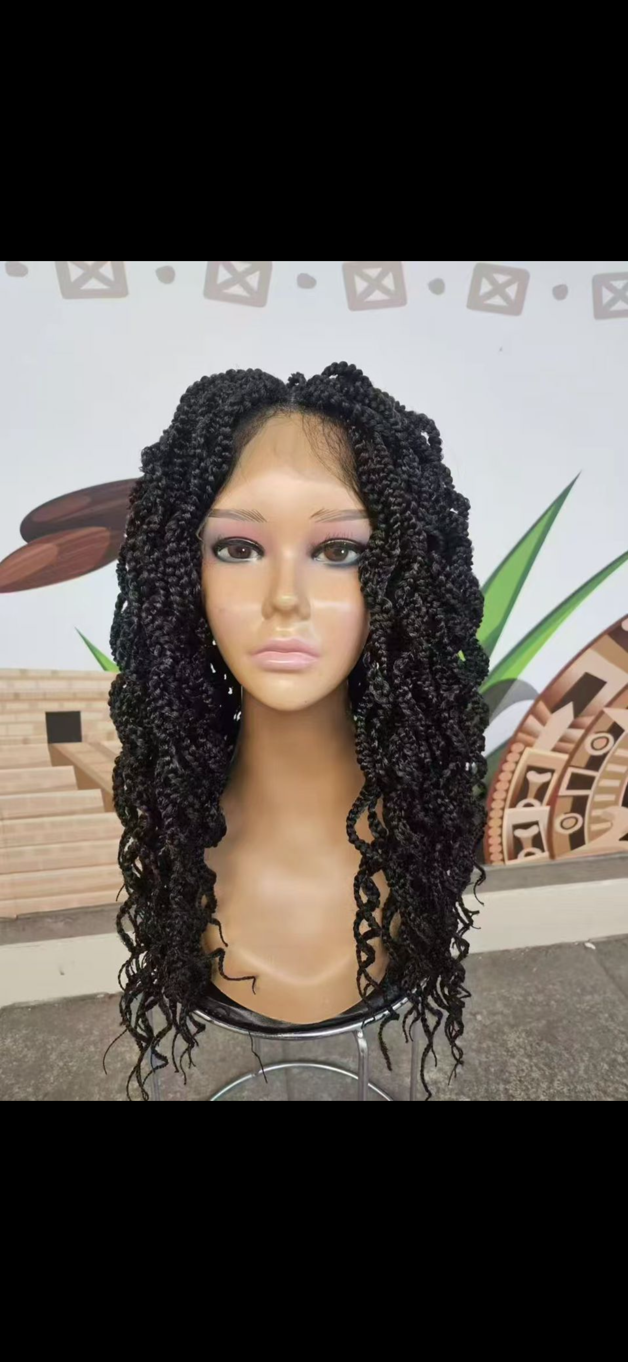 Water Wavy Box Braid Wig-D.D. Daughters Lace Wig Beautique