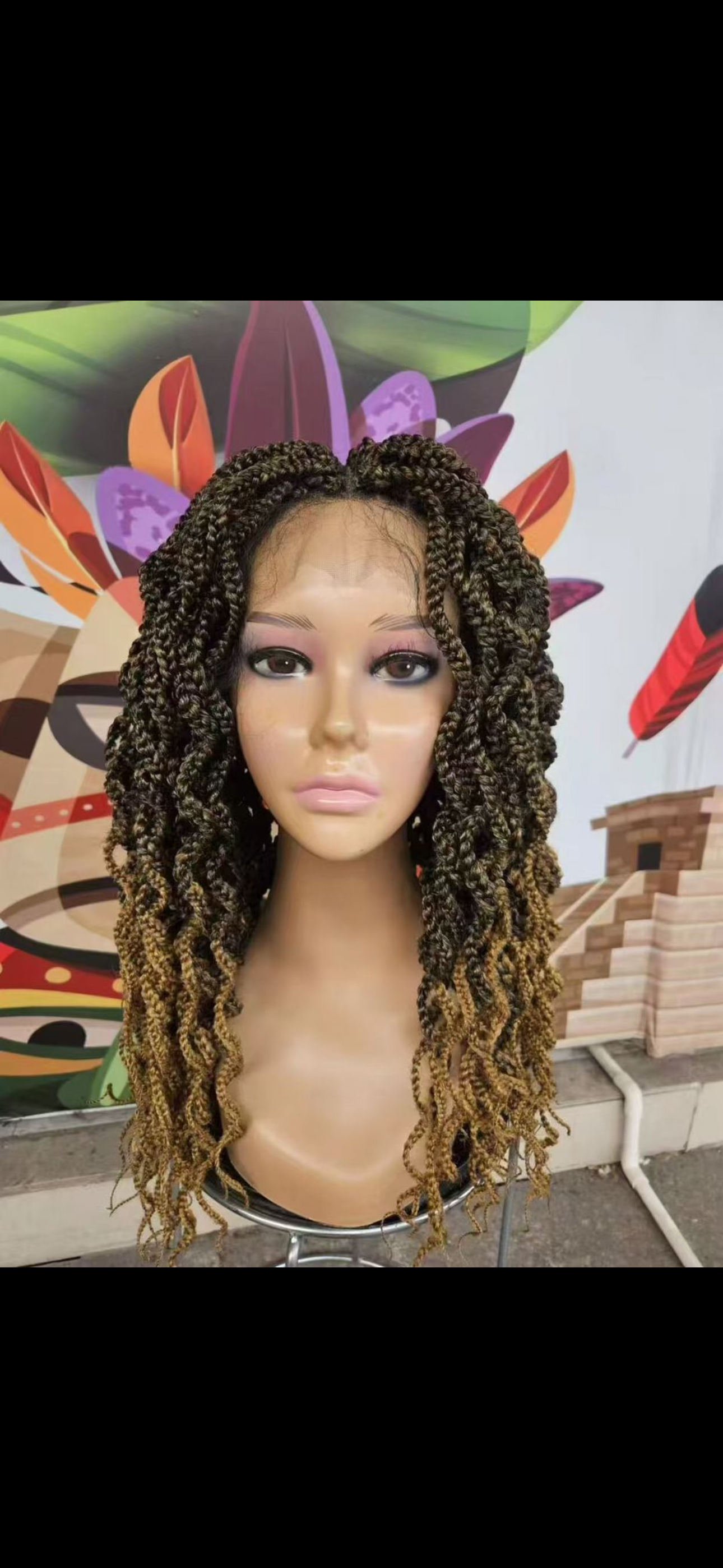 Water Wavy Box Braid Wig-D.D. Daughters Lace Wig Beautique