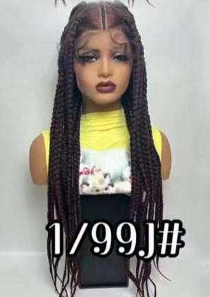 Straight Back Braid Wig-D.D. Daughters Lace Wig Beautique