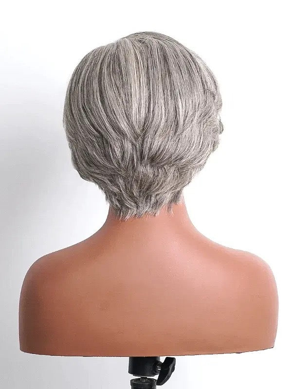 Silver Fox - Straight Hair-D.D. Daughters Lace Wig Beautique