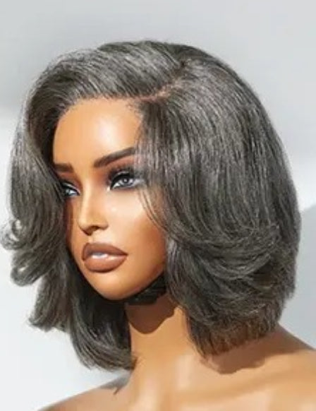 Silver Fox - Straight Hair-D.D. Daughters Lace Wig Beautique