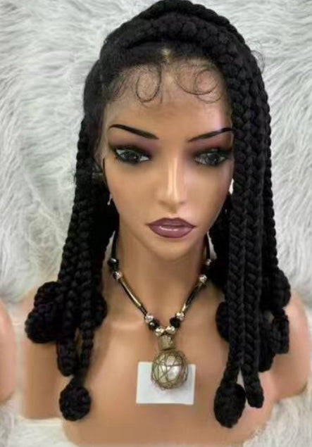 Gypsy Box Braid Wig curled ends-D.D. Daughters Lace Wig Beautique