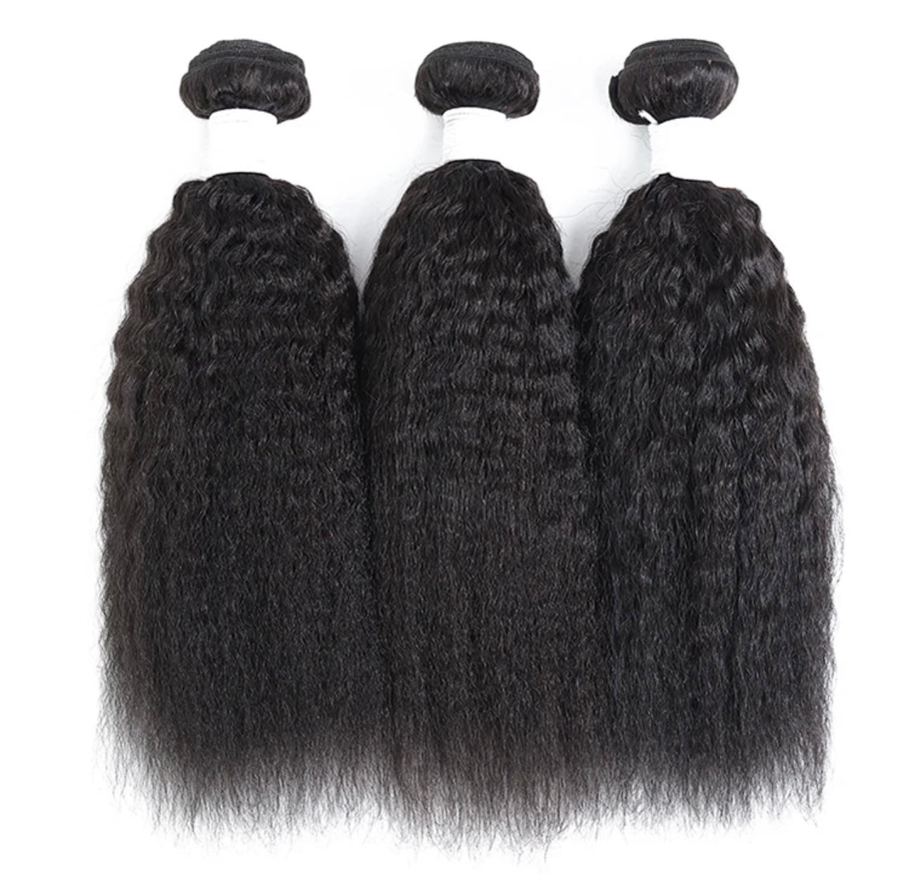 Kinky Straight- Brazilian Virgin Hair Bundles-D.D. Daughters Lace Wig Beautique