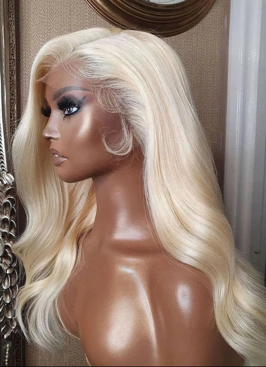 Blonde Straight Hair Custom Unit (preorder)-D.D. Daughters Lace Wig Beautique