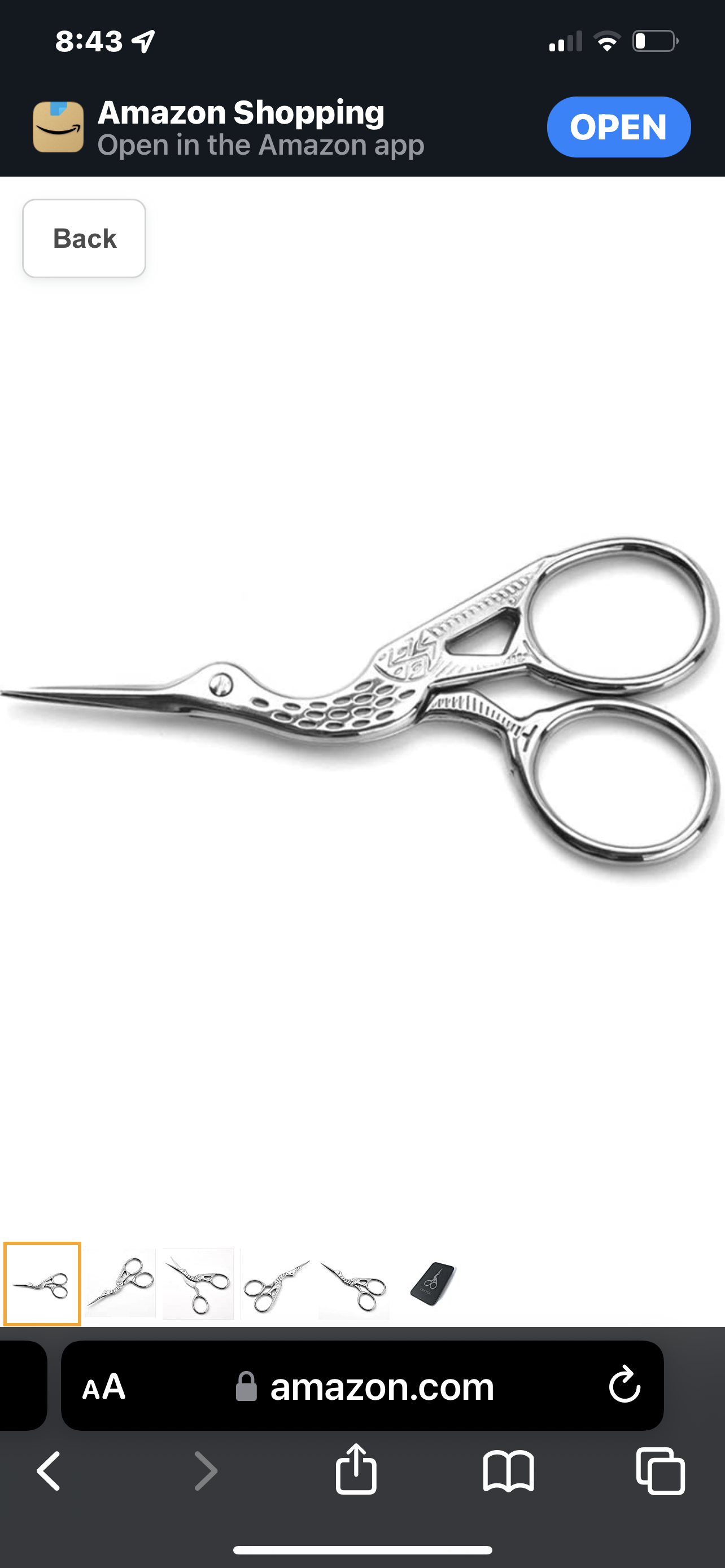 Lace Cutting Scissors-D.D. Daughters Lace Wig Beautique