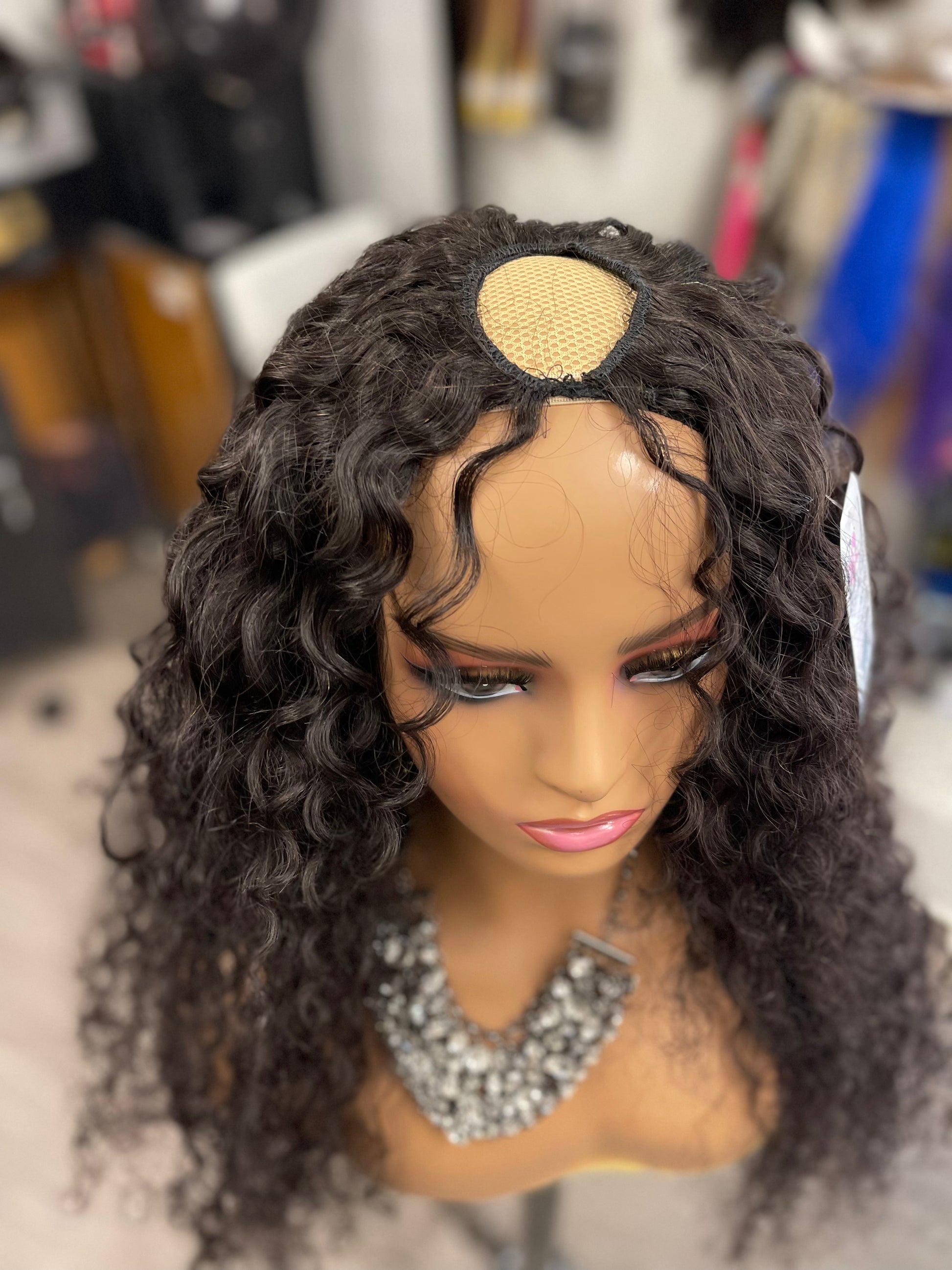 Water Wave Middle U-Part-D.D. Daughters Lace Wig Beautique