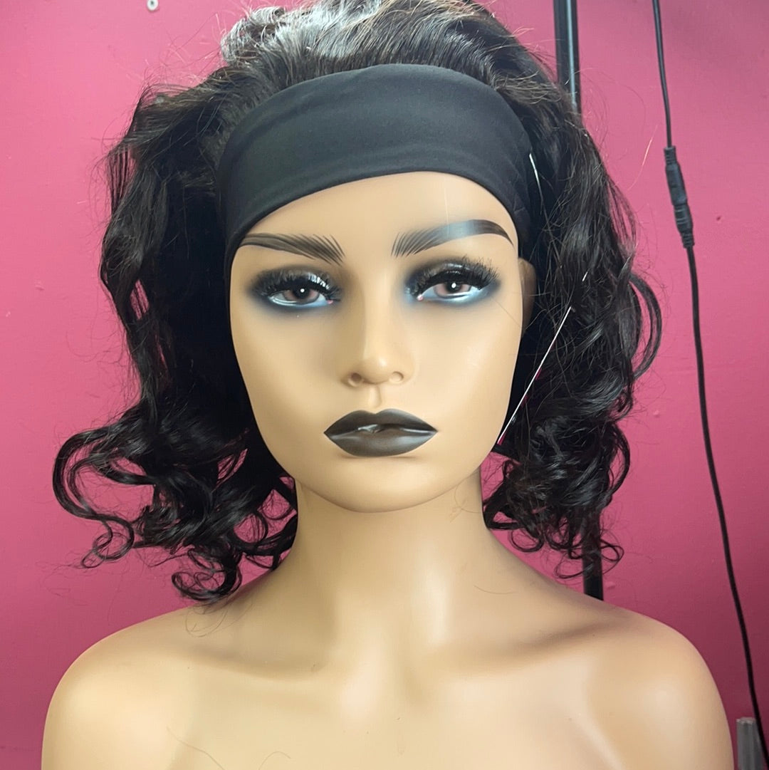 16" Brazilian Virgin Headband Wig- Body Wave-D.D. Daughters Lace Wig Beautique