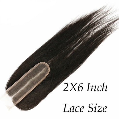 2"x 6" Lace Closure-Brazilian Straight Hair-D.D. Daughters Lace Wig Beautique