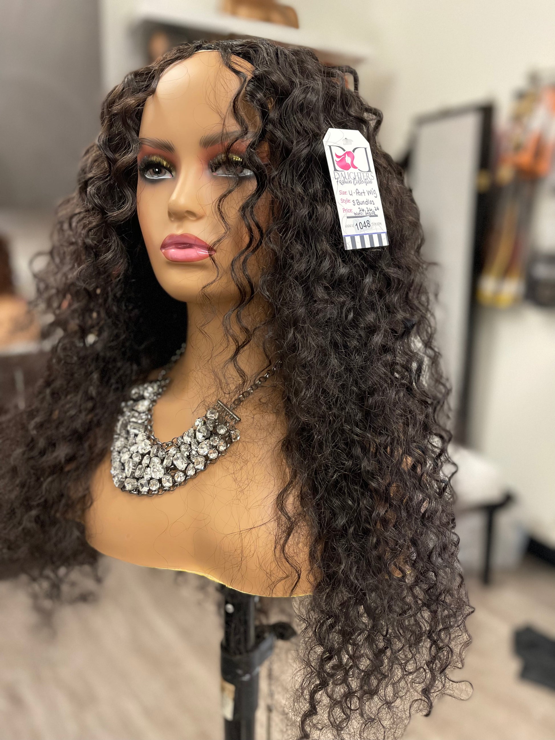 Water Wave Middle U-Part-D.D. Daughters Lace Wig Beautique