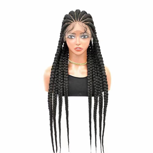 Straight Back Braid Wig-D.D. Daughters Lace Wig Beautique