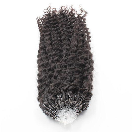 Cambodian Natural Curly Micro Loop Hair-D.D. Daughters Lace Wig Beautique