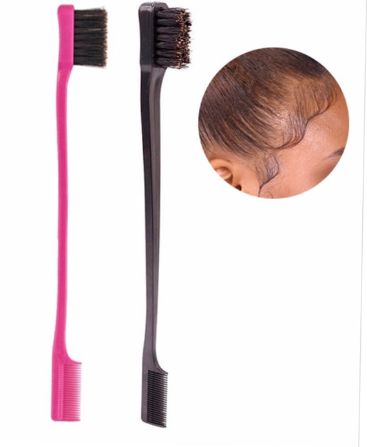 Double Sided Edge Control Brush-D.D. Daughters Lace Wig Beautique