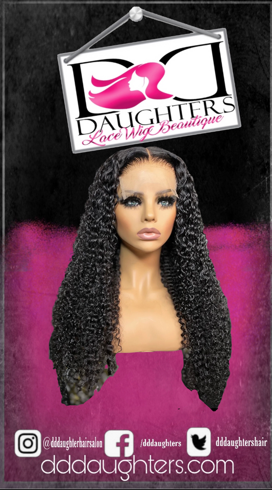 Glueless Deep Curly Wig-D.D. Daughters Lace Wig Beautique
